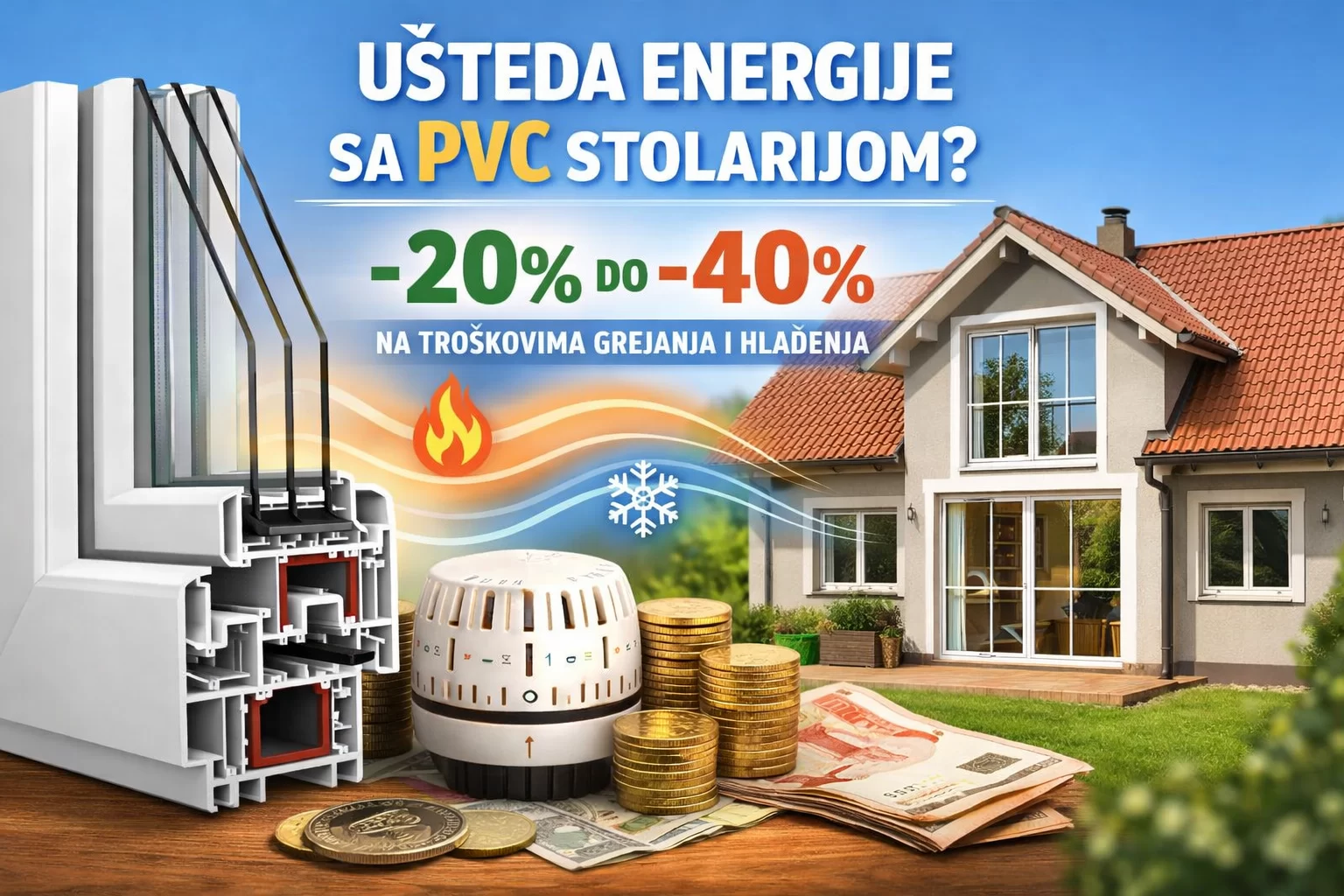 Ušteda energije sa PVC Stolarijom